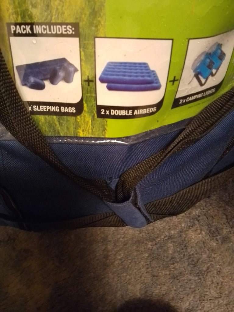 Halfords Family Tent Pack - used condition.