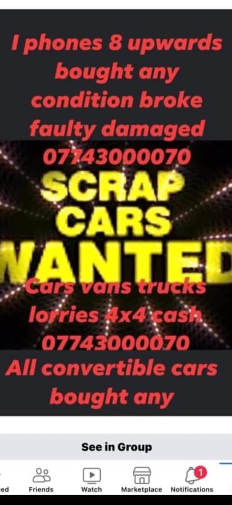 image for Huddersfield scrap vehicle buyer always 