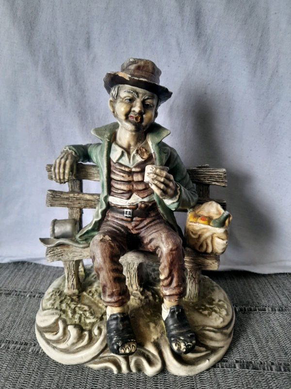 Vintage Old Man Figure Ornament 