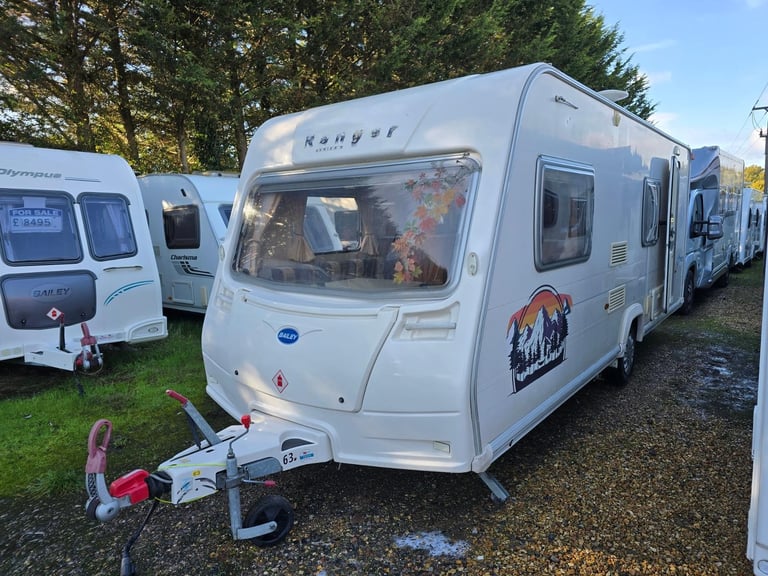 NOW SOLD 2007 Bailey Ranger 550 6 Berth Fixed Rear Bunks Caravan, Motor Mover