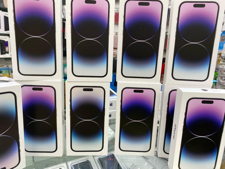 image for IPHONE 14 PRO UNLOCKED BRAND NEW BOX ONE YEAR APPLE WARRANTY 