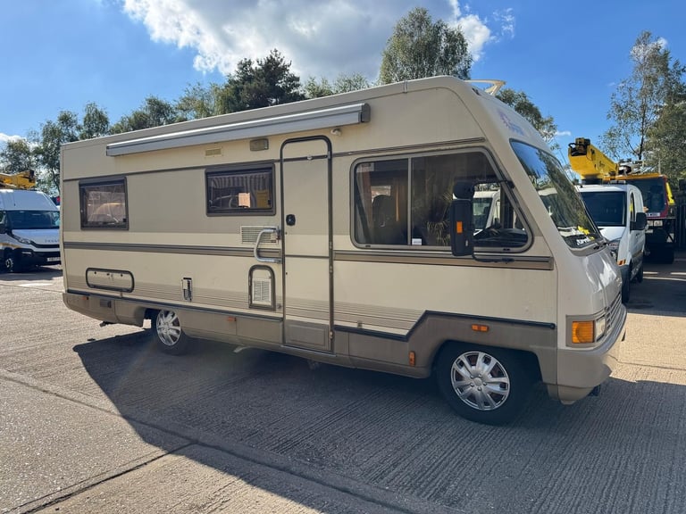 1989 Fiat Ducato Turbo Diesel FFB Dethleffs Classic 660 LHD Motorhome Campervan