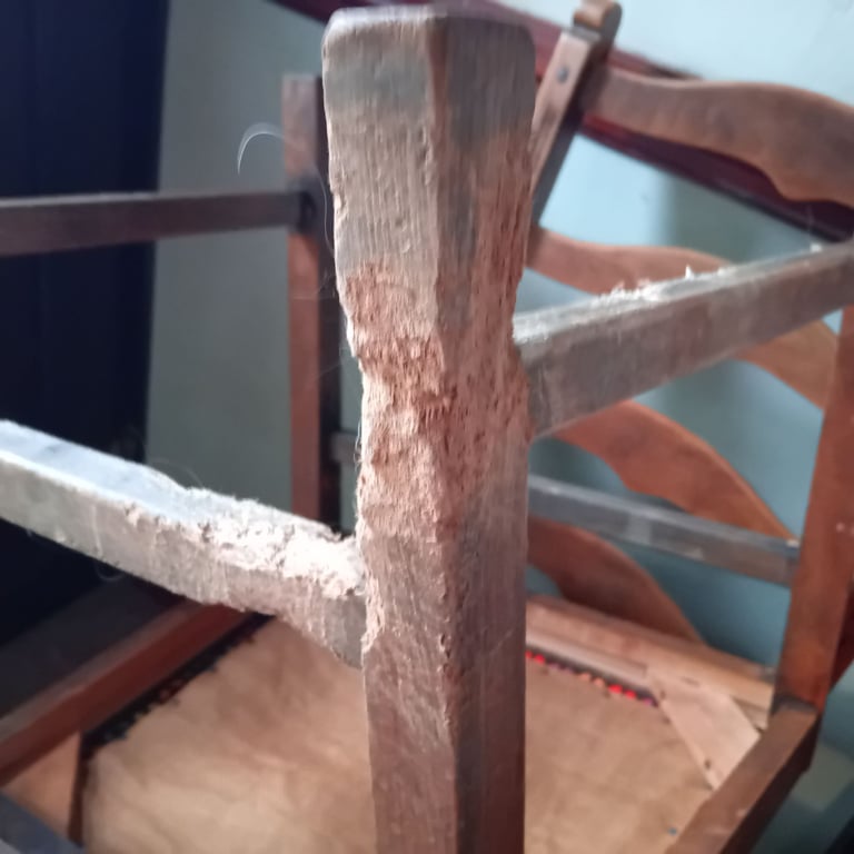 FREE Set Of 4 Highback Dining Chairs With Removable Seats 