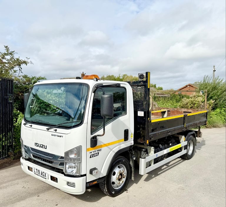 image for 2019 ISUZU FORWARD N75.190 TIPPER 7.5 TON TARMAC CHUTES 3 SEAT EURO-6 U-LEZ 