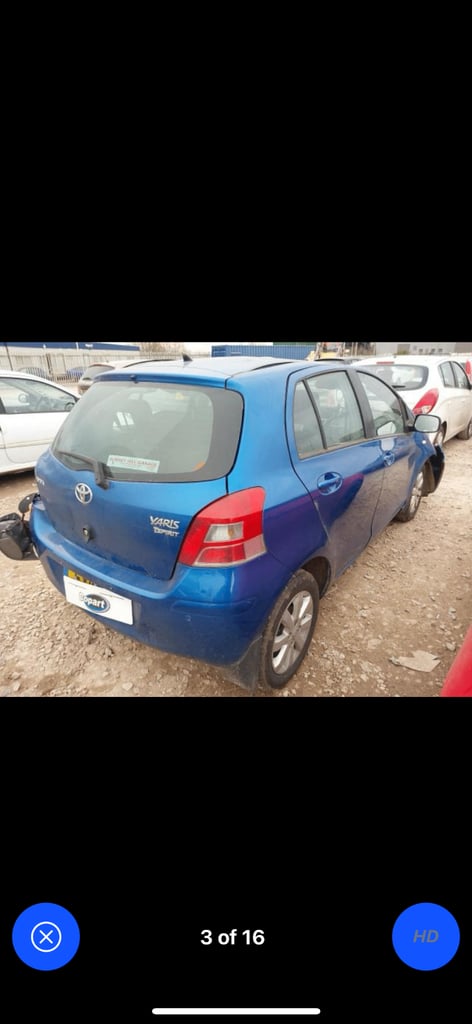 2011 Toyota Yaris semi automatic BREAKING 