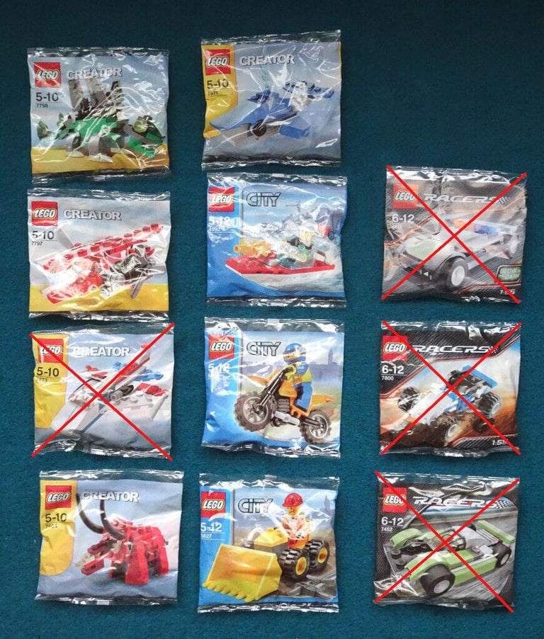 image for Lego Creator + City Mini Bags - NEW/SEALED