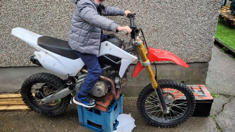 140 cc pit bike big wheel. 