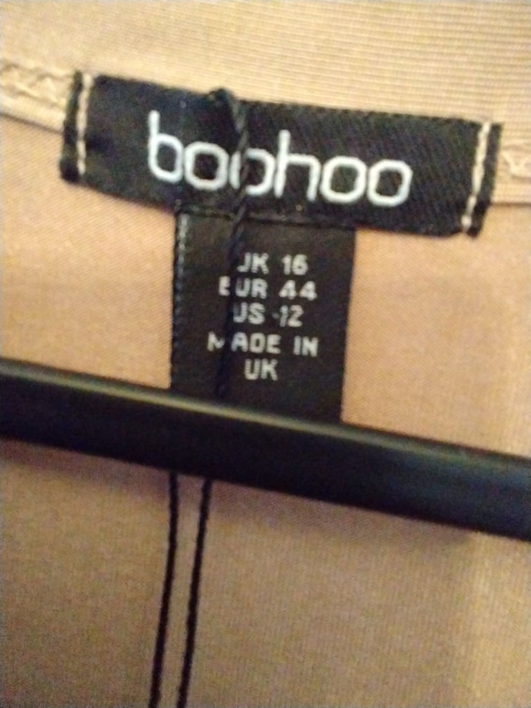 Boohoo dress size 16 New With Tags 