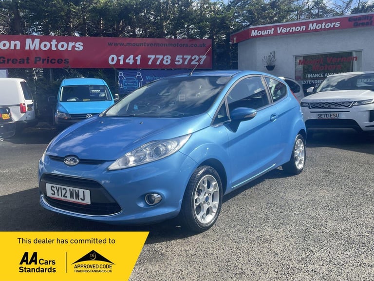 2012 Ford Fiesta 1.25 Zetec 3dr HATCHBACK Petrol Manual
