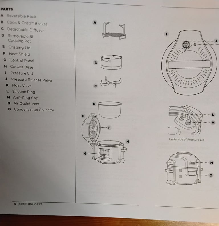 Ninja Foodi OP300UK Series Combination Air Fryer 