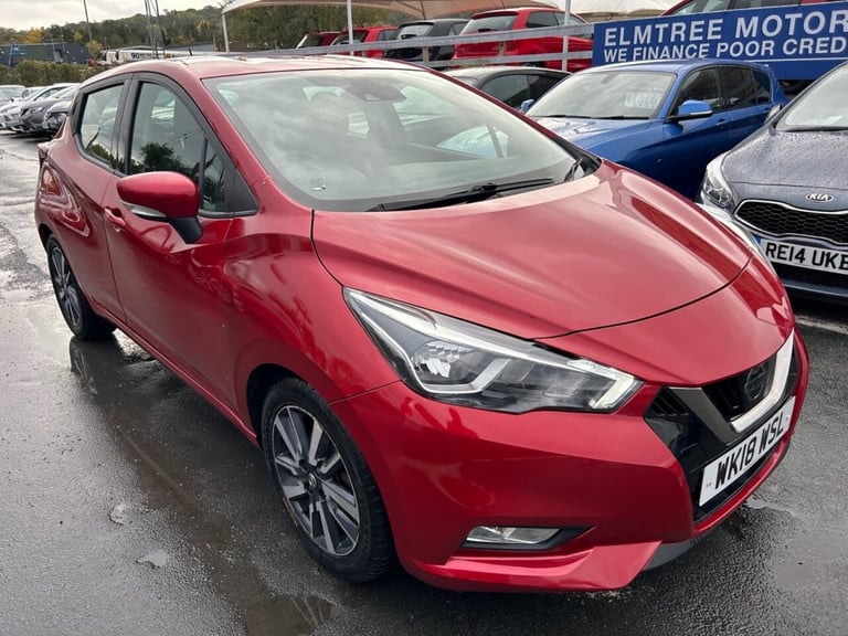 2018 Nissan Micra 0.9 Petrol (IG-T), Acenta Edition, Hatchback, 5 Door, Manual, Euro 6. Hatchback...