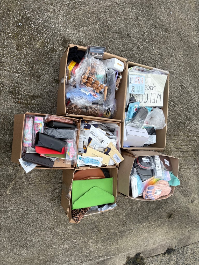image for 6 boxes of brand new assorted items 