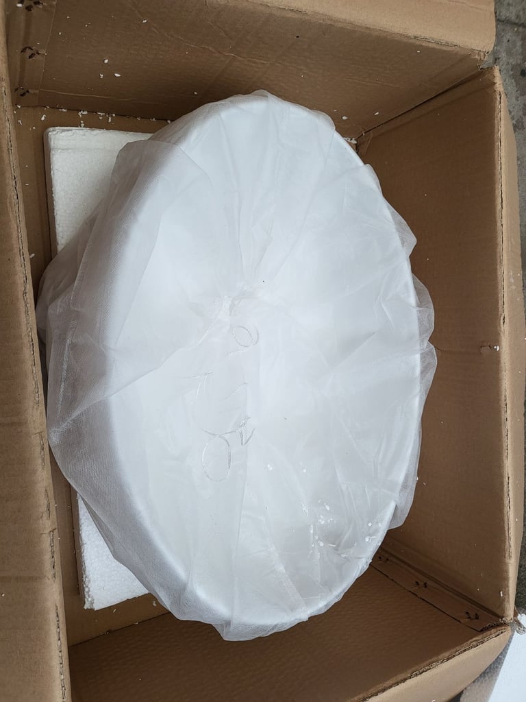 New Basin Sink 470 x 330 x 150mm Oval Countertop White Gloss ERI-WB-014