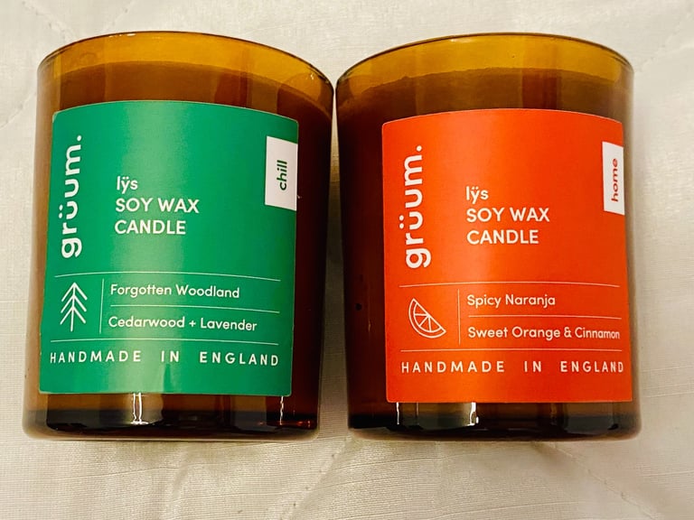 Gruum - soy wax candles & room fragrance set - New - Unused