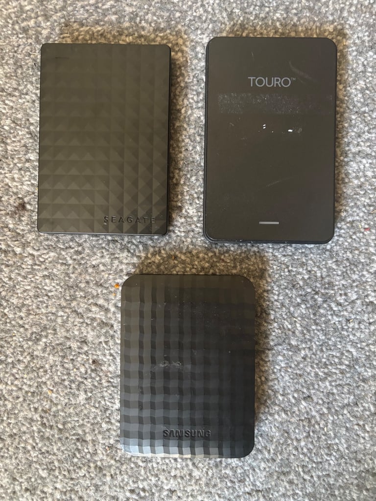 2 x External USB Hard Drives total 3Tb