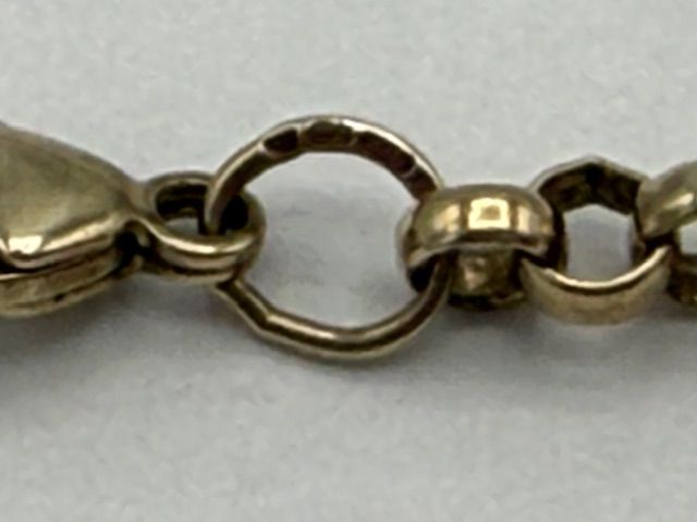 18.5" 9ct Yellow Gold Belcher Chain Necklace