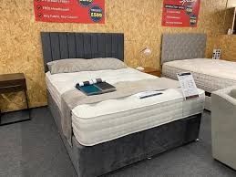 image for DIVAN 5FT King Size Bed Base With Mattress & Storage Drawers 20% Off + Amazing Price