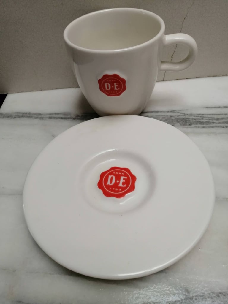 Large cup and saucer dower eggberts china as new