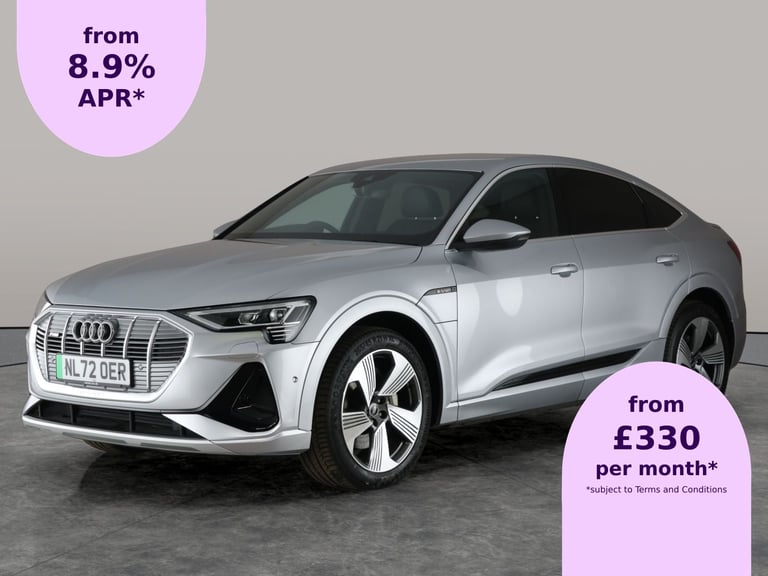 2022 Audi e-tron 55 S line Sportback 5dr Electric Auto quattro 95kWh (11kW Charger) (408 ps) Suv ...