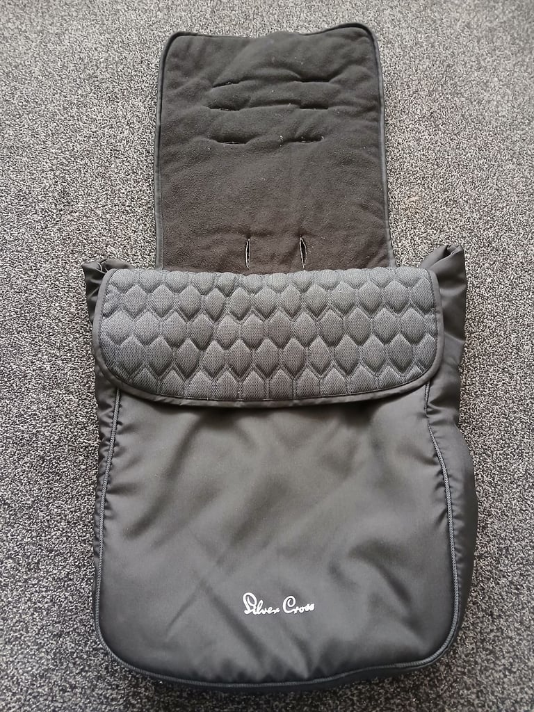 image for Silver Cross footmuff in black