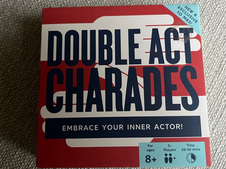 image for New Double Act Charades Game by M&S – Sealed Party Game for Family & Friends