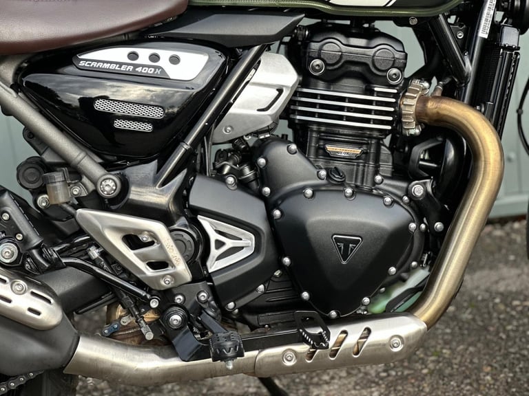 Stunning One Owner 2024/24 Triumph Scrambler 400X Motorcycle 