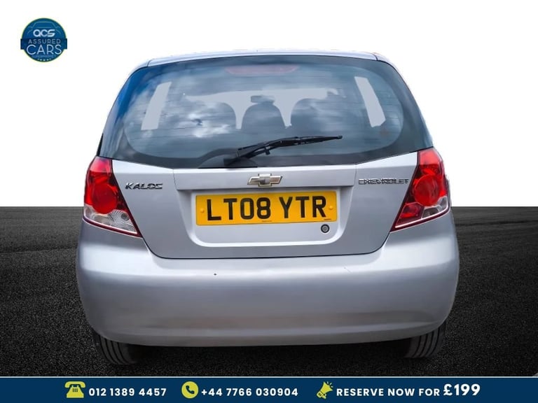 2008 08 CHEVROLET KALOS 1.2 SE 5D 72 BHP