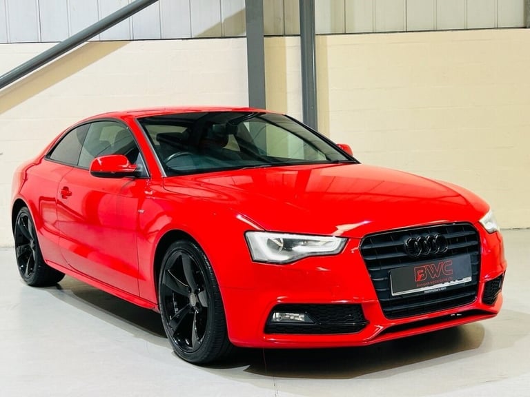 AUDI A5 2.0 TDI BLACK EDITION COUPE 2 DOOR *LOW TAX* DIESEL MANUAL 177 RED 2013