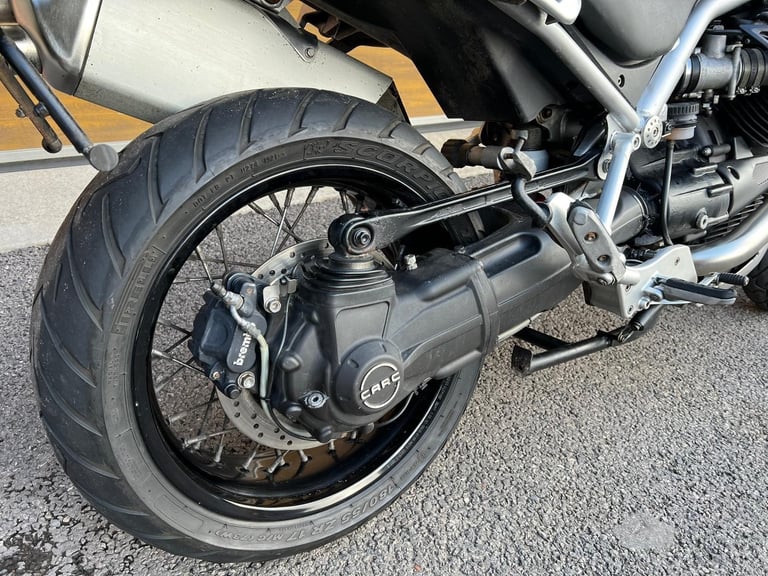 2008/08 Moto Guzzi Stelvio 1200 with 16,200m in Red