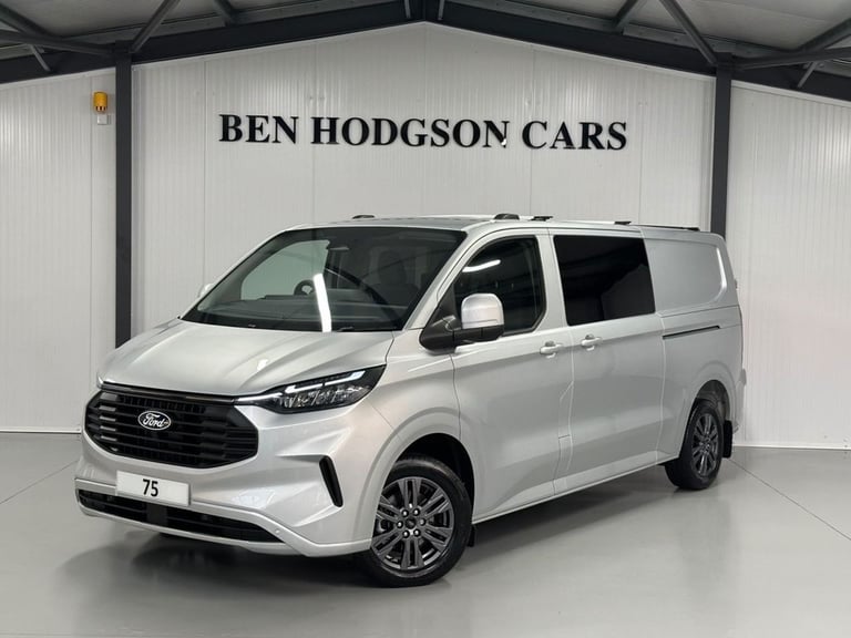 image for 2025 75 FORD TRANSIT CUSTOM 2.0 320 ECOBLUE LIMITED CREW VAN DOUBLE CAB 5DR DIES