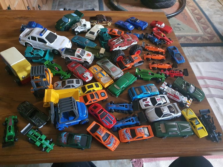 Miniature vehicles - mostly metal