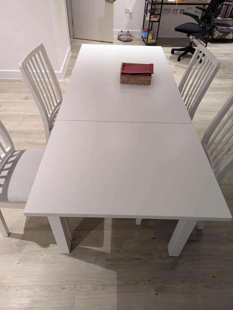 IKEA Laneberg extendable table + 4 chairs