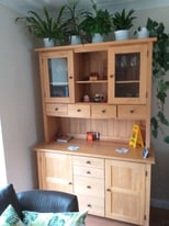 Oak dresser and oak coffee table