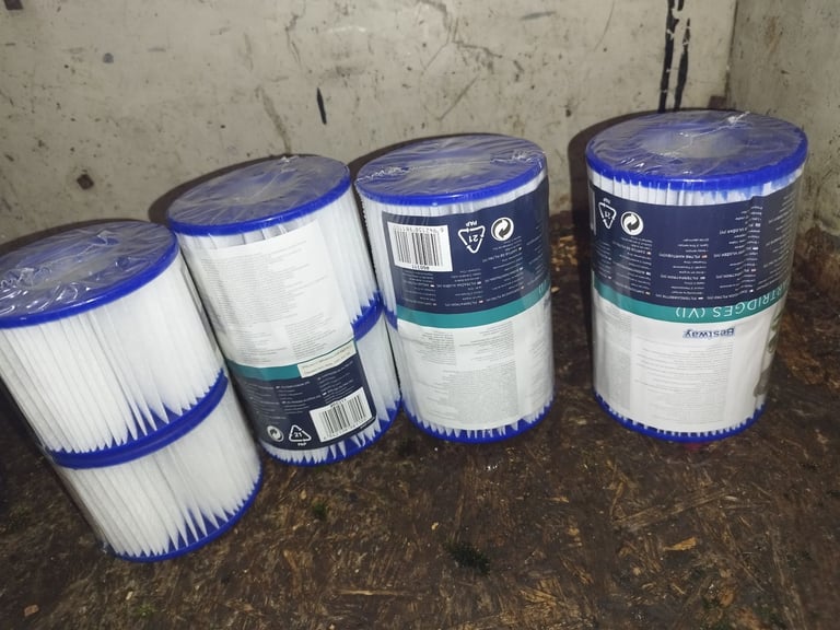 Lazy spa hot tub filters x8