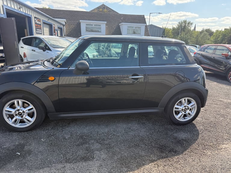 2012 (62) Mini One 1.6 Petrol Black with Black/Grey Interior ,1 Previous Owner