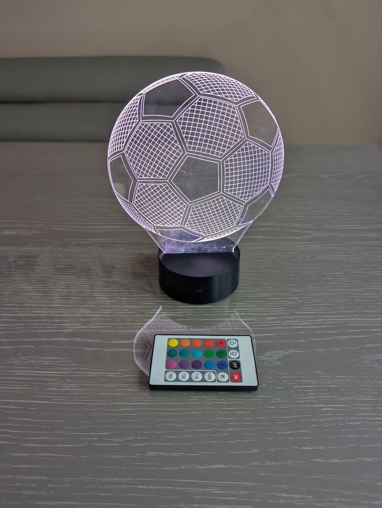 Multi colour changing football light 