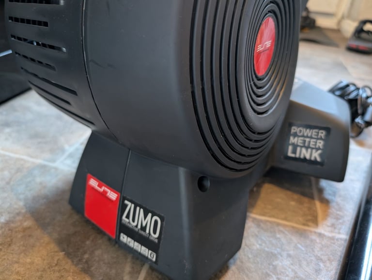 image for Elite Zumo Smart Interactive Turbo Trainer -  Wheel Block - Shimano 105 Cassette