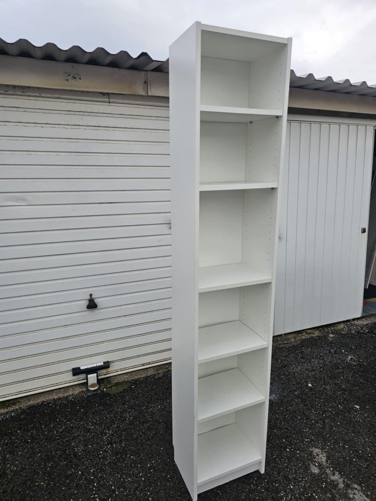 white IKEA bookcase with DELIVERY