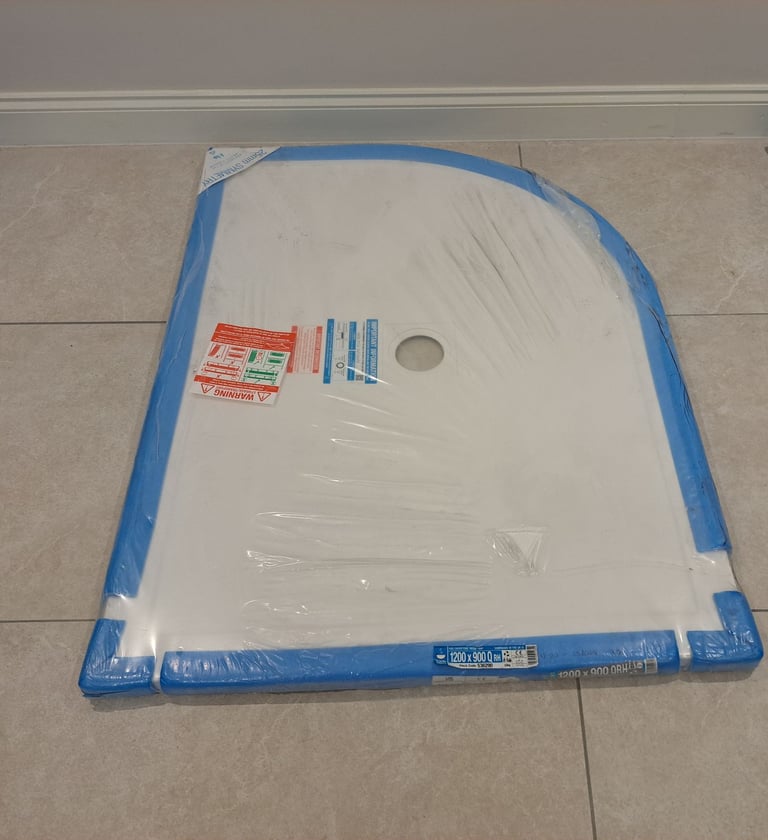 image for Offset Quadrant Shower tray 1200x900