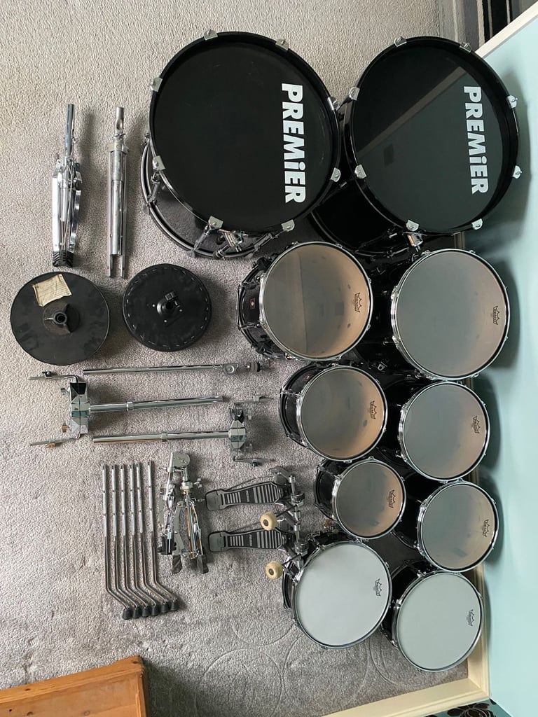 Premier drum kit, 30 pieces, everything included. Please read description.