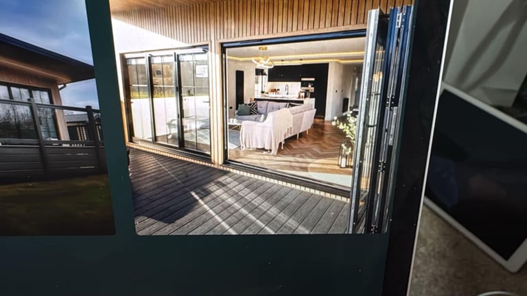 Luxury lodge , brand new in wrapper  55ft x 22ft 