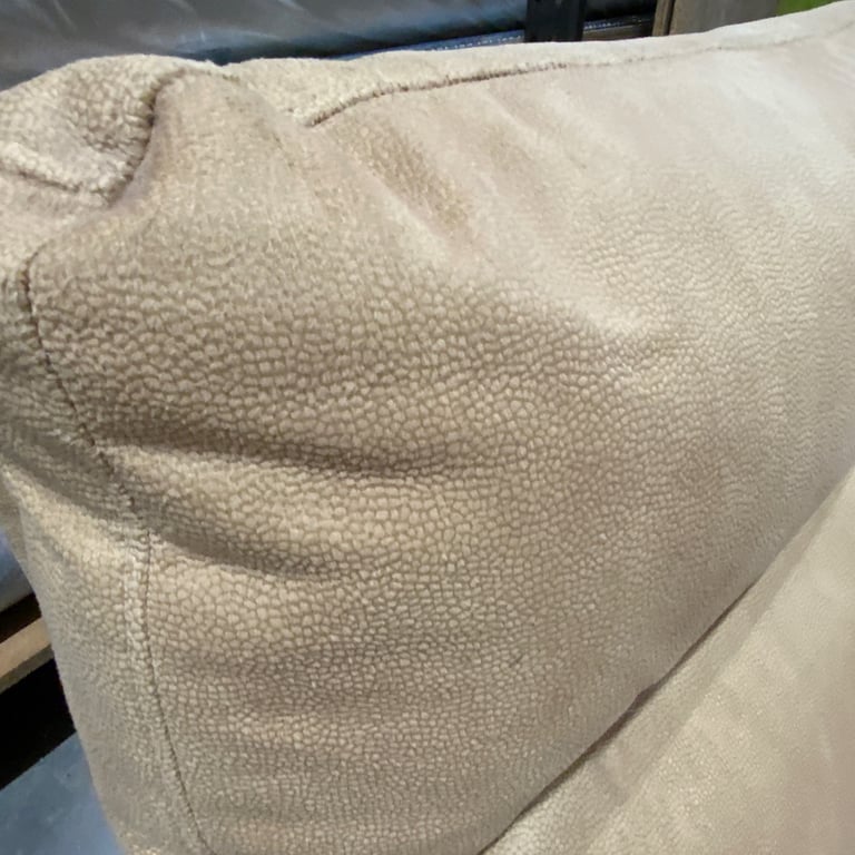 Beige Material Velvety Sofa