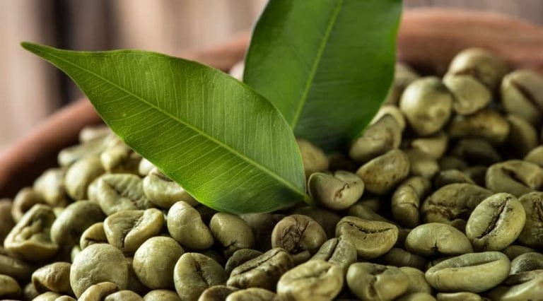 Unroasted Ethiopian coffee 