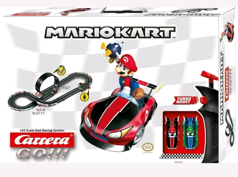 Carrera Go race track Mario Kart™ with two slot cars | in Lisburn, County  Antrim | Gumtree