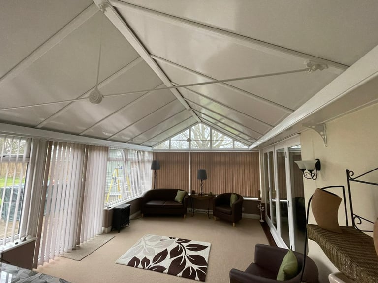 CONSERVATORY INSULATION Efficway install PVC PANELED CEILING Supplied & Fitted all incl.