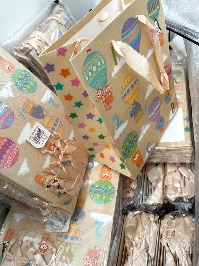 Job Lot Gift Bags New Baby Baby Shower x 50