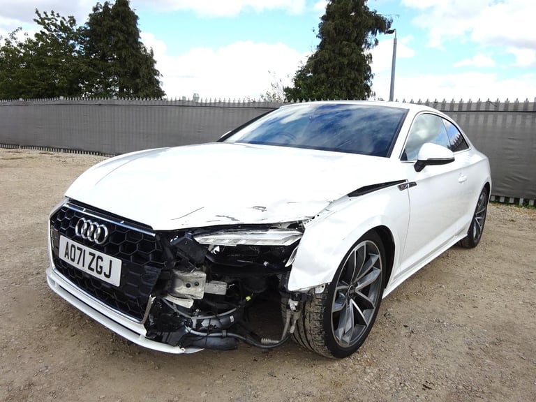2021 71 REG AUDI A5 S LINE 40 TFSI AUTO DAMAGED REPAIRABLE SALVAGE