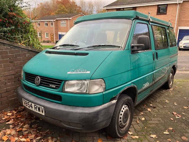 VW T4 CAMPERVAN, 1999 - 4 berth, 6 beated seats
