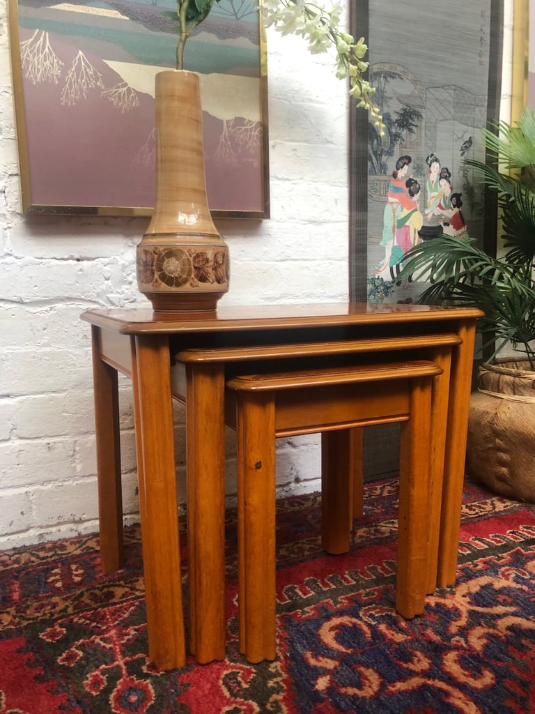 Teak Mid Century Nest of Tables £65