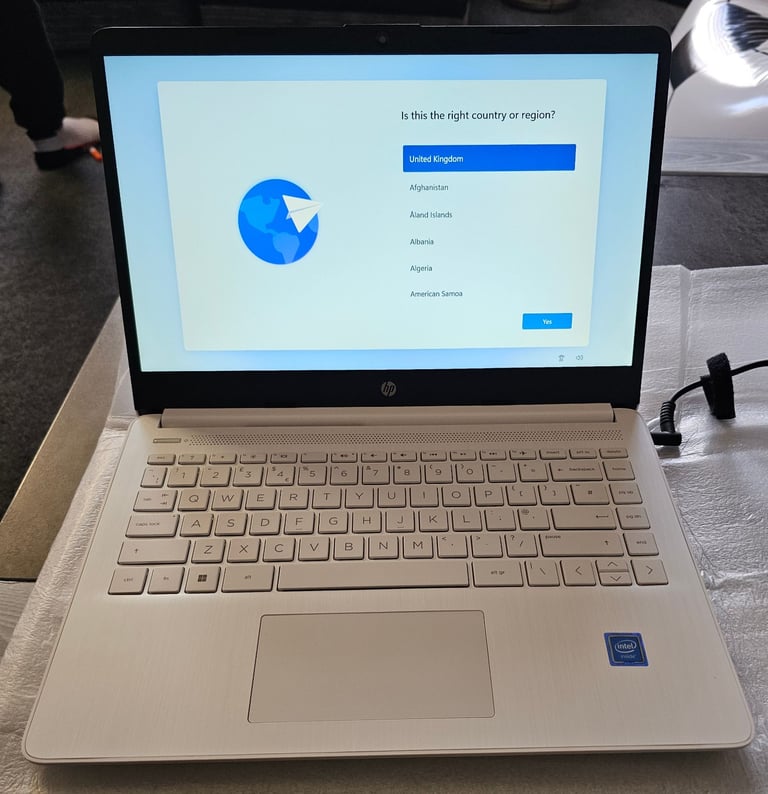 image for HP Stream 14 inch Laptop - Windows 11 - White